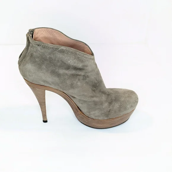 Pura Lopez suede ankle boots - Picture 4 of 16